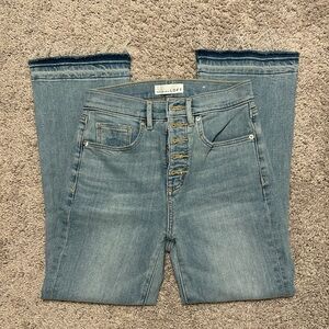 loft kick crop jeans